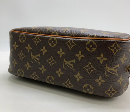 Louis Vuitton Trouville Handbag Monogram Canvas, Brown, Canvas, Handbag