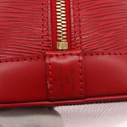 Louis Vuitton Alma Epi Leather, Red, Leather, Handbag