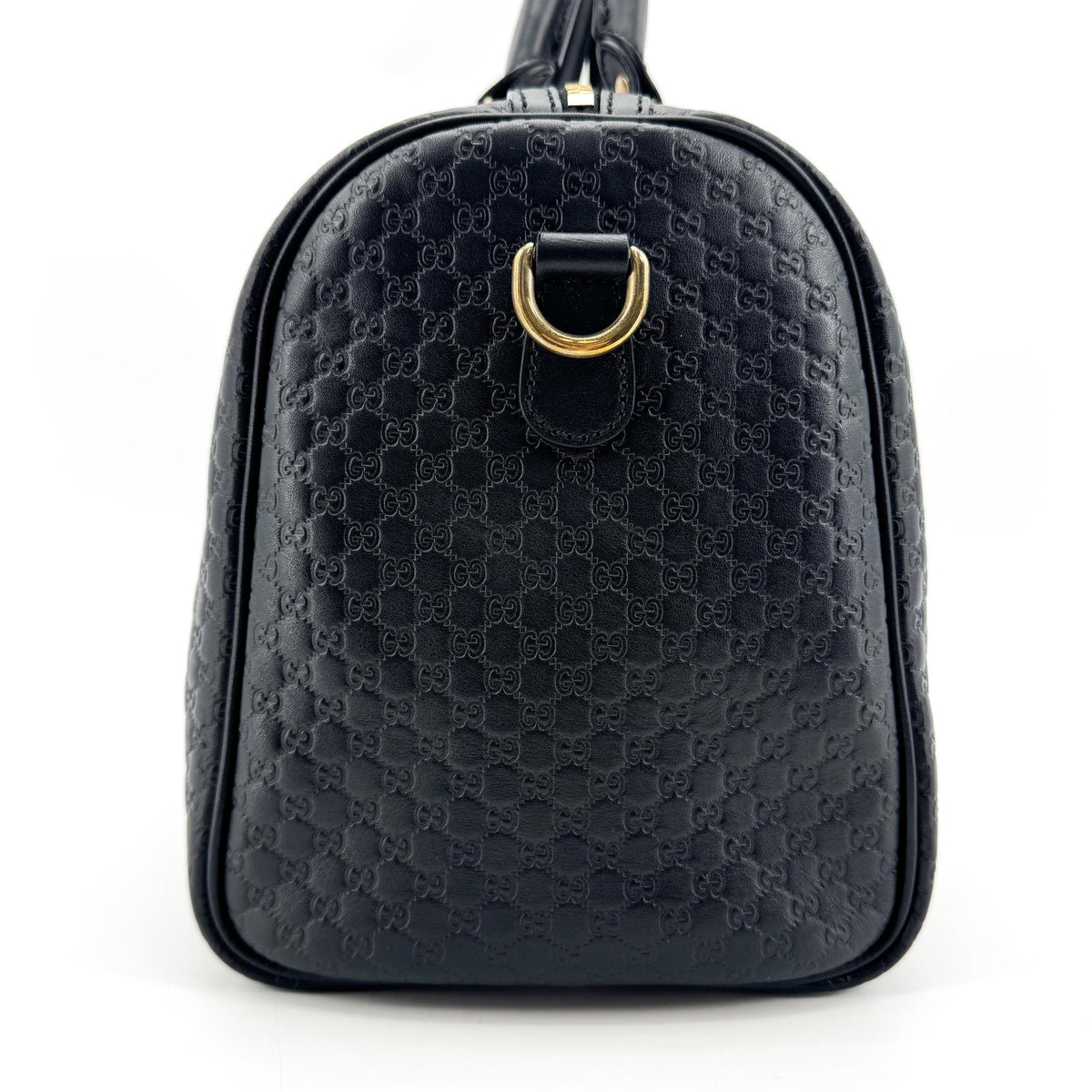 Gucci Joy Boston Microguccissima Leather, Black, Leather, Handbag