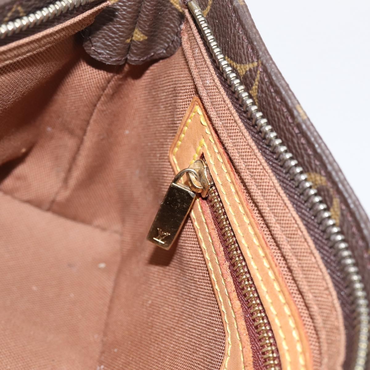 Louis Vuitton Trotteur Monogram Canvas, Brown, Canvas, Handbag