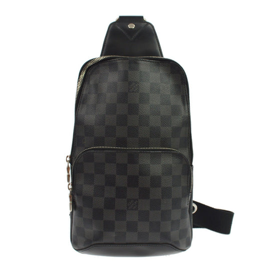Louis Vuitton Avenue Sling Damier Graphite, Gray, Canvas, Shoulder Bag