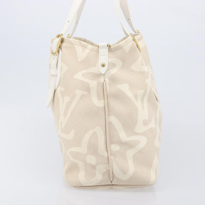 Louis Vuitton Tahitienne Cabas Canvas, Beige, Canvas, Tote Bag