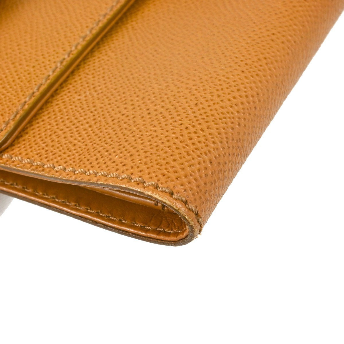 Chanel Trifold Caviar, Brown, Leather, Wallet