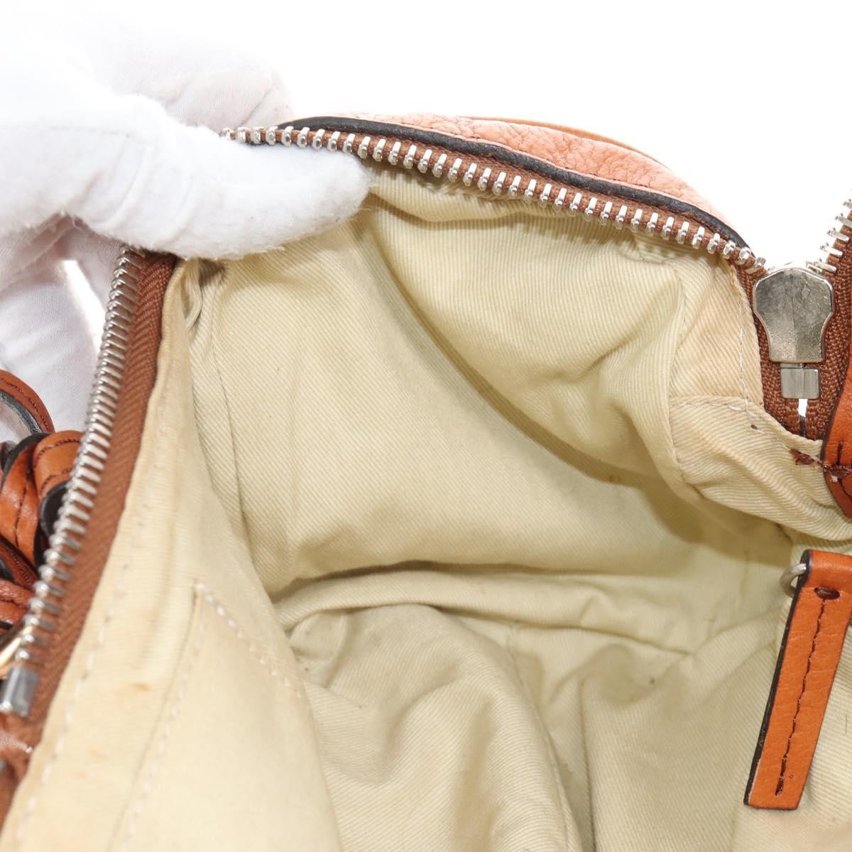 Chloe Paddington Lock Leather, Orange, Leather, Handbag