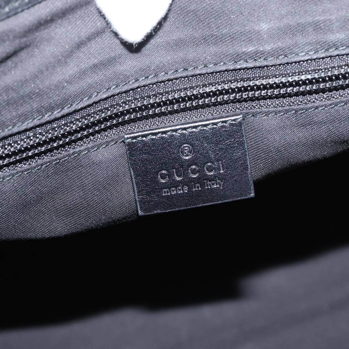 Gucci Bright Diamante Leather, Black, Leather, Tote Bag
