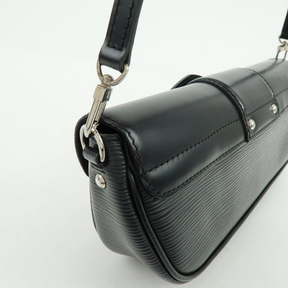 Louis Vuitton Montaigne Clutch Epi Leather, Black, Leather, Clutch