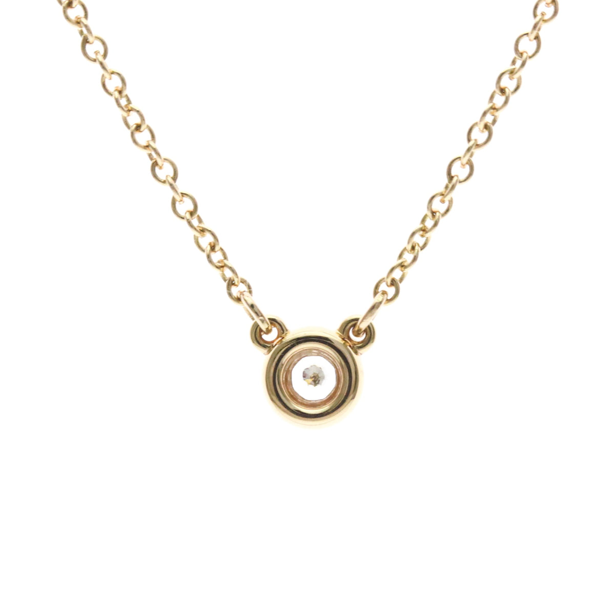 Tiffany & Co. Elsa Peretti Diamonds By The Yard Pendant 18K Rose Gold and Diamond, Gold, Pink Gold, Necklace