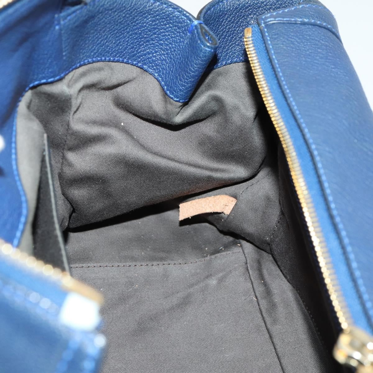 Chloe Bridget Convertible Satchel Leather, Navy, Leather, Handbag