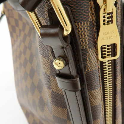Louis Vuitton Cabas Rivington Damier, Brown, Canvas, Tote Bag