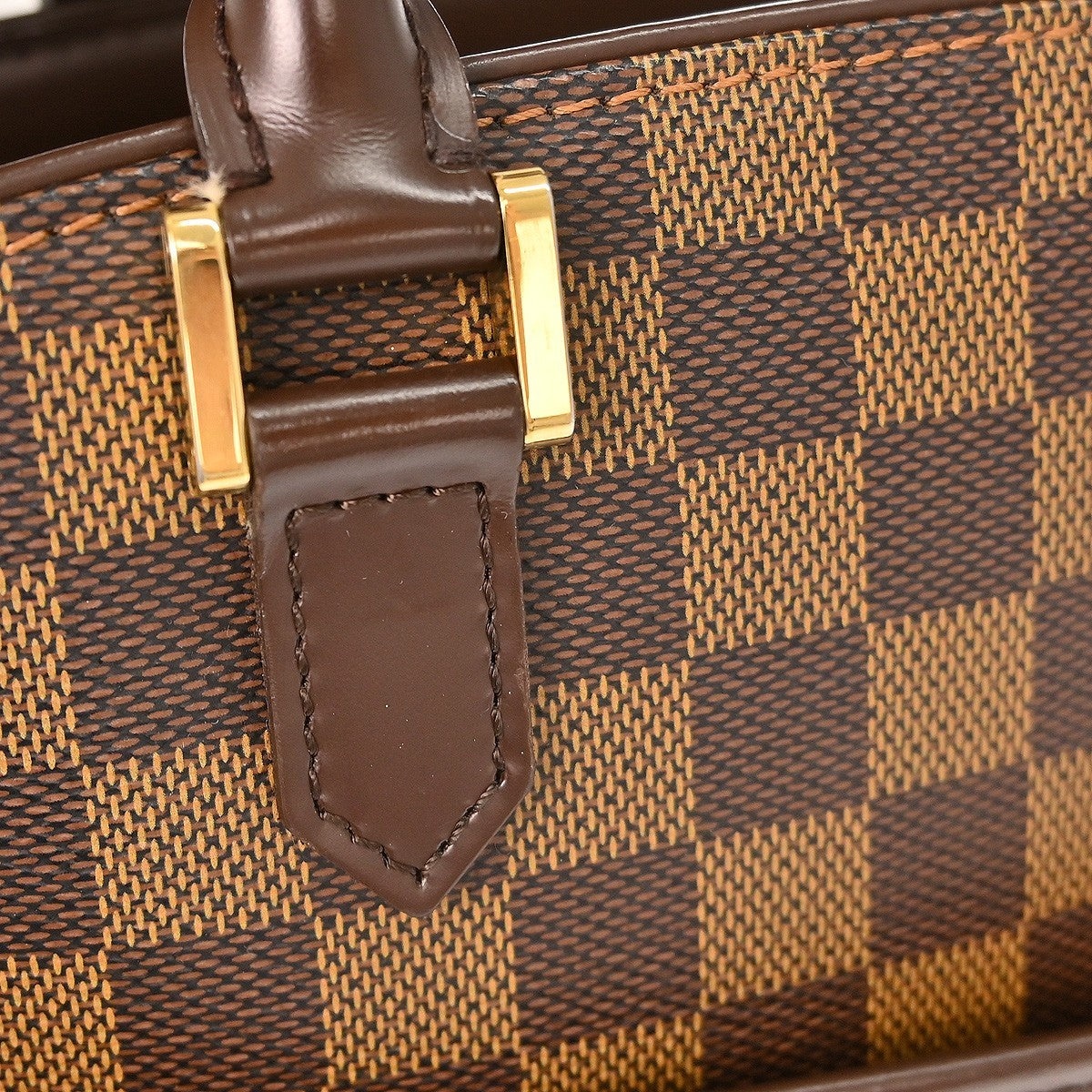 Louis Vuitton Sarria Damier, Brown, Canvas, Handbag