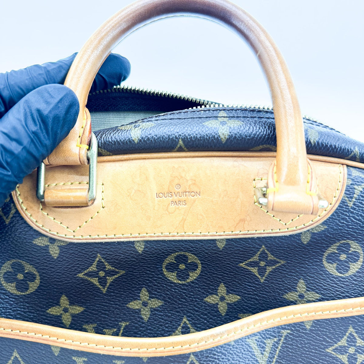 Louis Vuitton Trouville Monogram Canvas, Brown, Canvas, Handbag