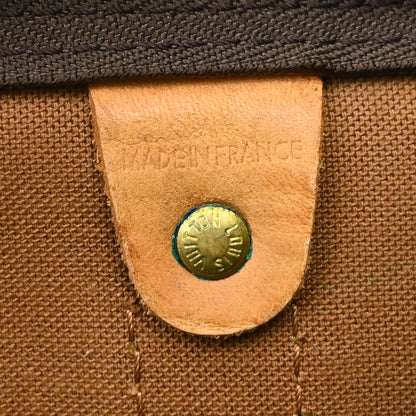 Louis Vuitton Keepall Monogram Canvas, Brown, Canvas, Travel Bag