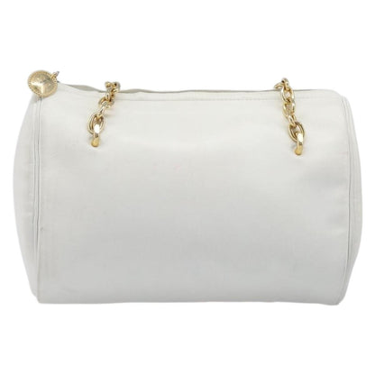 Christian Dior Shoulder Leather, White, Leather, Shoulder Bag