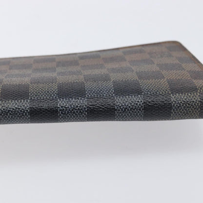 Louis Vuitton Zippy Organizer Damier, Brown, Canvas, Wallet
