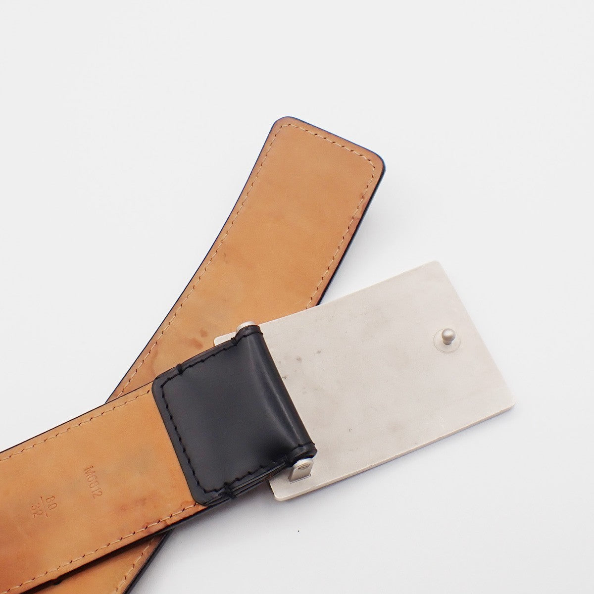 Louis Vuitton Voyage Buckle Belt Leather, Black, Leather, Belt