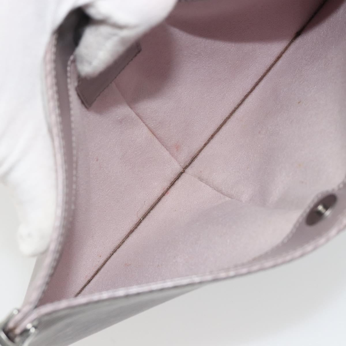 Louis Vuitton Demi Lune Pochette Epi Leather, Purple, Leather, Clutch