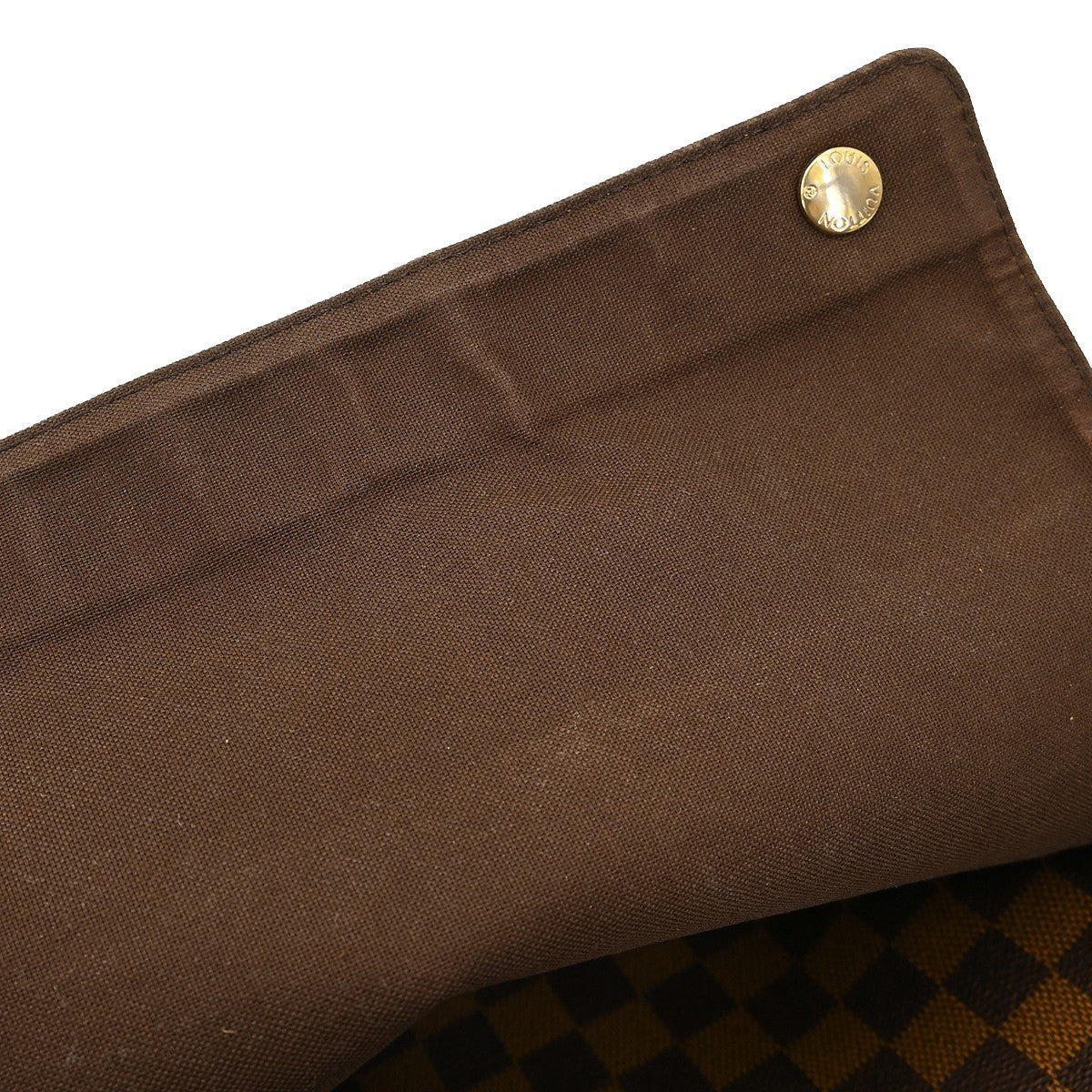 Louis Vuitton Naviglio Damier, Brown, Canvas, Shoulder Bag