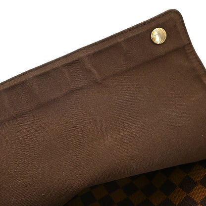 Louis Vuitton Naviglio Damier, Brown, Canvas, Shoulder Bag