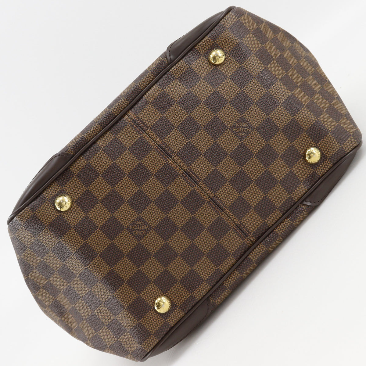 Louis Vuitton Verona Damier Ebene, Brown, Canvas, Tote Bag