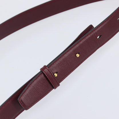 Cartier Must de cartier Leather, Burgundy, Leather, Shoulder Bag
