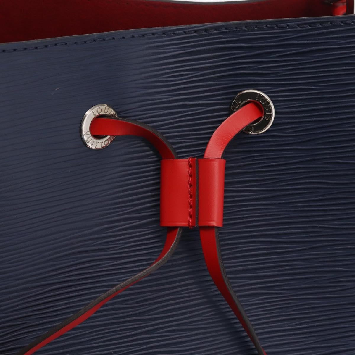 Louis Vuitton NeoNoe Limited Edition Colored Damier, Navy, Leather, Handbag