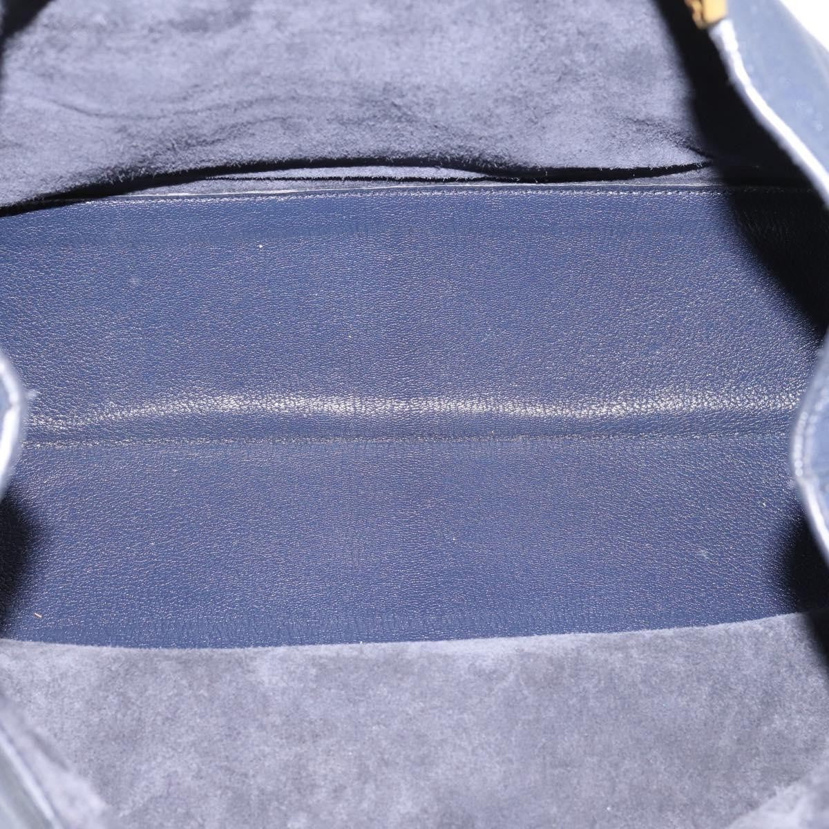 Miu Miu Madras Leather, Navy, Leather, Shoulder Bag