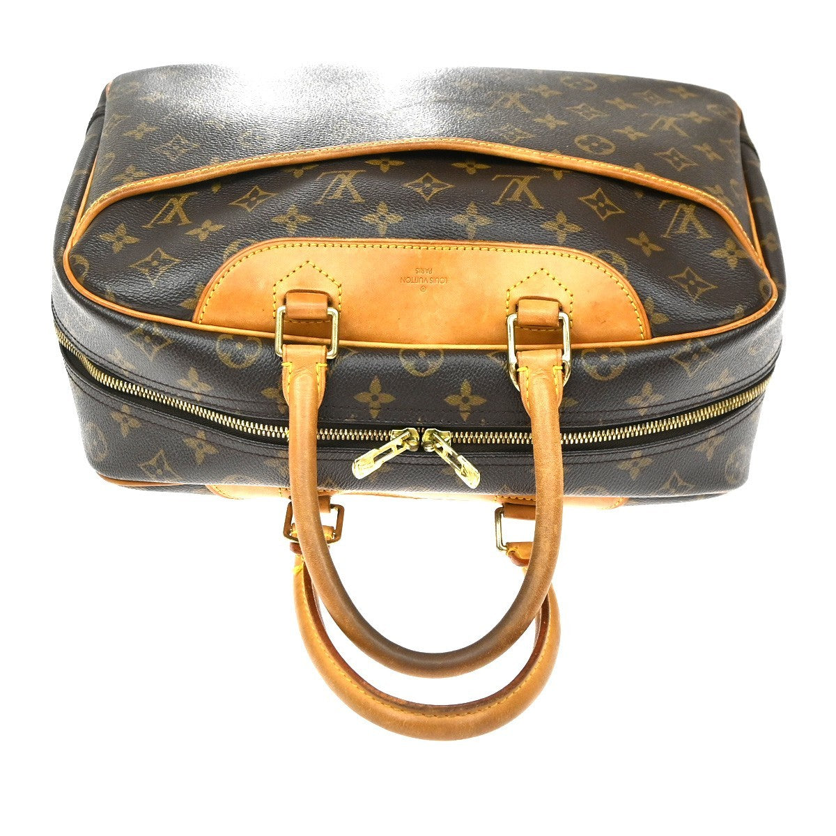 Louis Vuitton Trouville Monogram Canvas, Brown, Canvas, Handbag