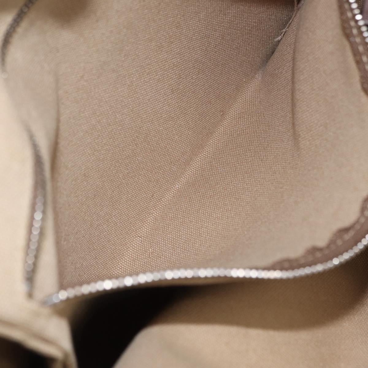 Prada Lux Convertible Open Tote Canvas and leather, Beige, Canvas, Tote Bag