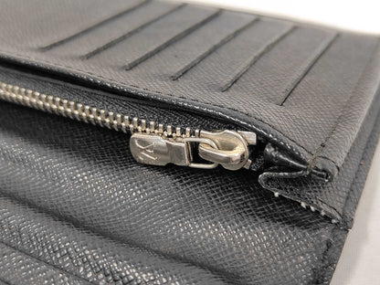 Louis Vuitton Brazza Damier Graphite, Black, Canvas, Wallet