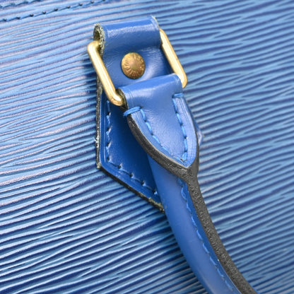 Louis Vuitton Speedy Epi, Blue, Leather, Handbag