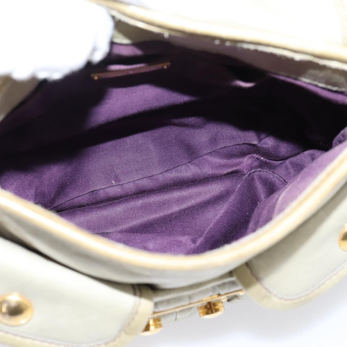 Miu Miu Beau Top Handle Leather, Beige, Leather, Handbag
