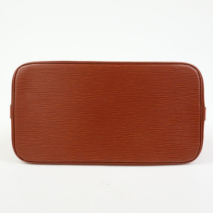 Louis Vuitton Alma Epi Leather, Brown, Leather, Handbag