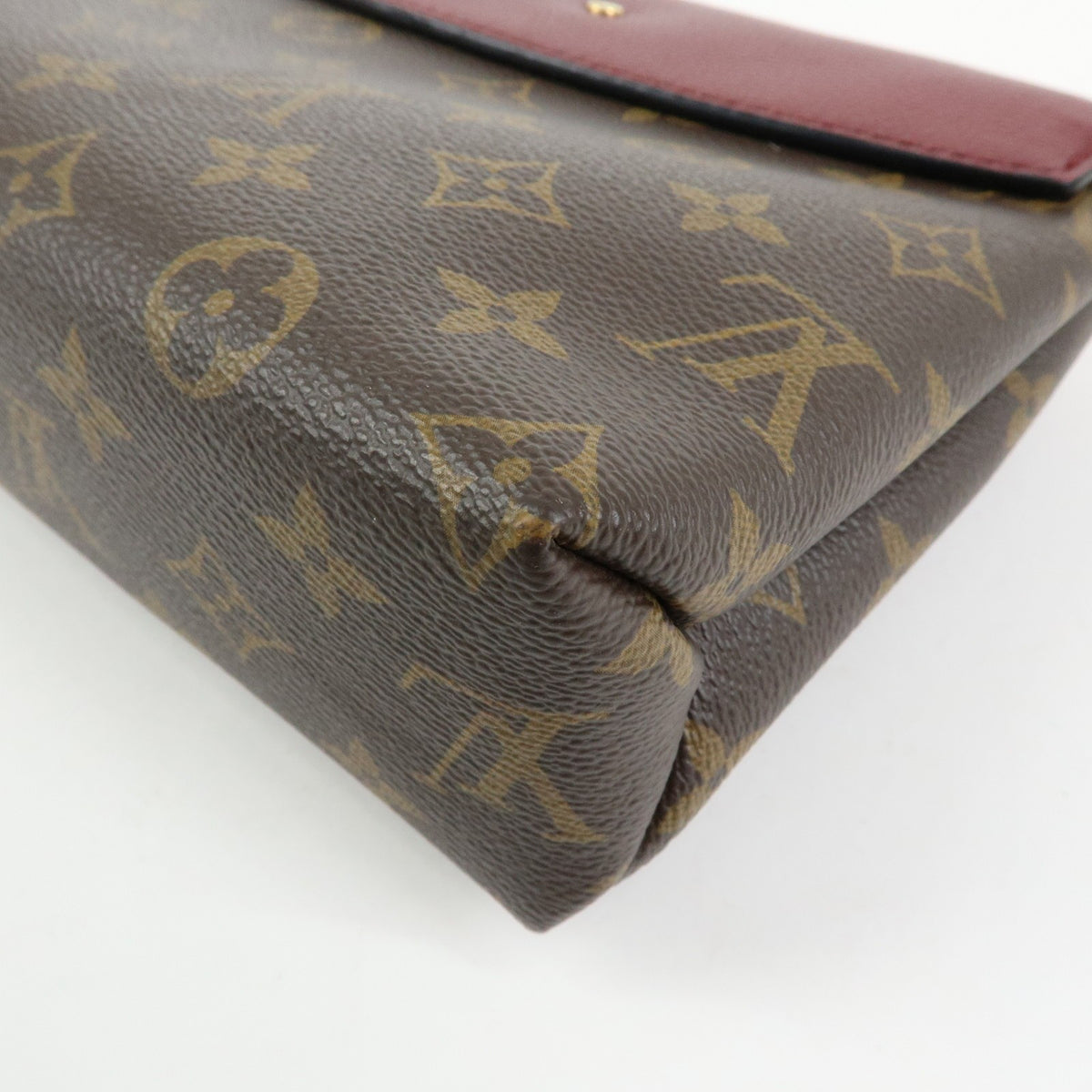Louis Vuitton Saint Placide Monogram Canvas and Leather, Brown, Canvas, Handbag