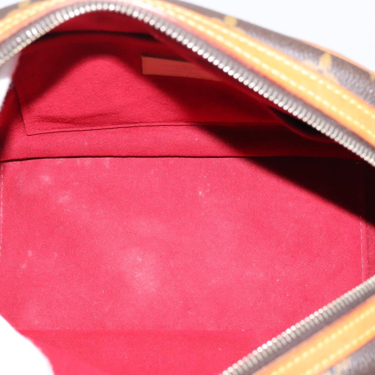 Louis Vuitton Clara Handbag Monogram Canvas, Brown, Canvas, Handbag