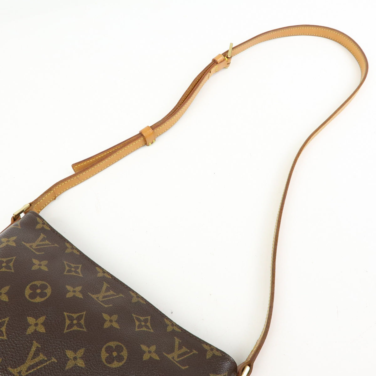 Louis Vuitton Trotteur Monogram Canvas, Brown, Canvas, Handbag