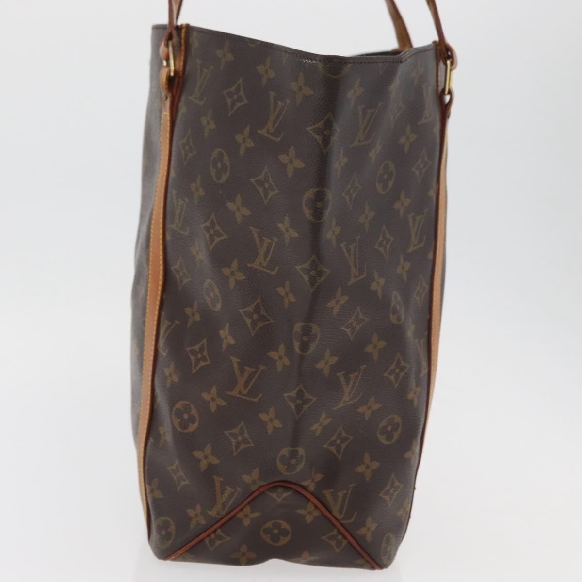 Louis Vuitton Shopping Sac Monogram Canvas, Brown, Canvas, Handbag