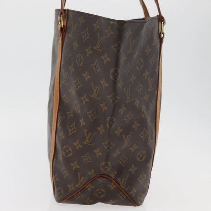 Louis Vuitton Shopping Sac Monogram Canvas, Brown, Canvas, Handbag