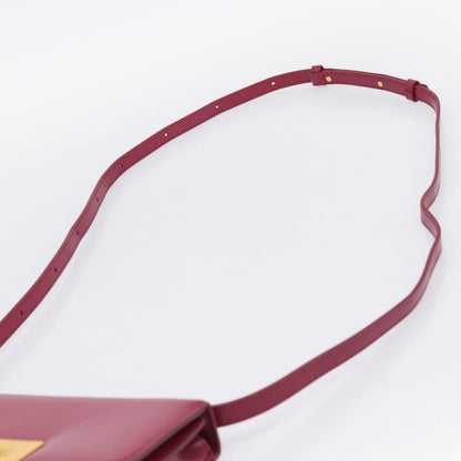 Bottega Veneta BV Classic Smooth Calfskin, Burgundy, Leather, Shoulder Bag