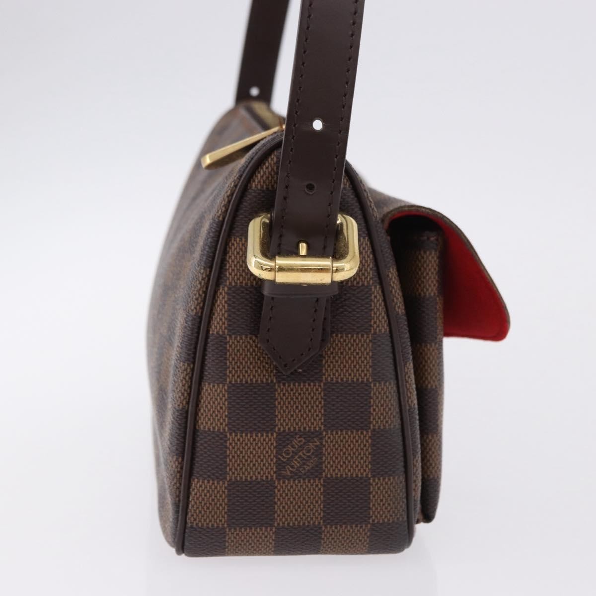 Louis Vuitton Ravello Damier Ebene, Brown, Canvas, Shoulder Bag