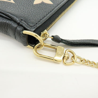 Louis Vuitton Pochette Accessoires Bicolor Monogram Empreinte Giant, Black, Leather, Clutch