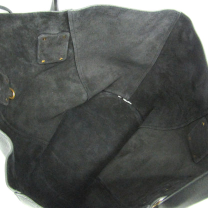 Bottega Veneta Basket Leather, Black, Leather, Tote Bag