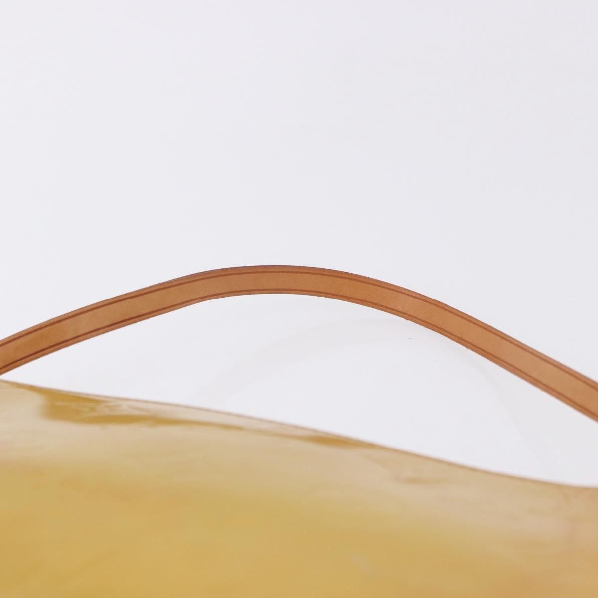 Louis Vuitton Lexington Pochette Monogram Vernis, Beige, Patent Leather, Clutch