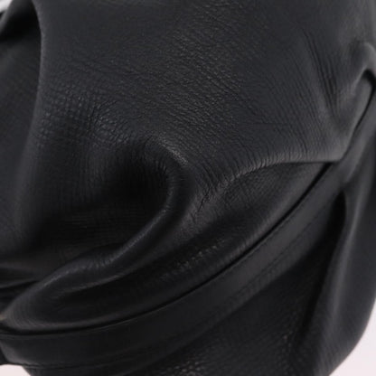 Bvlgari Chandra Hobo Leather, Black, Leather, Shoulder Bag