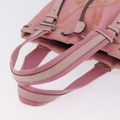 Saint Laurent Kahala Drawstring Canvas, Pink, Canvas, Tote Bag