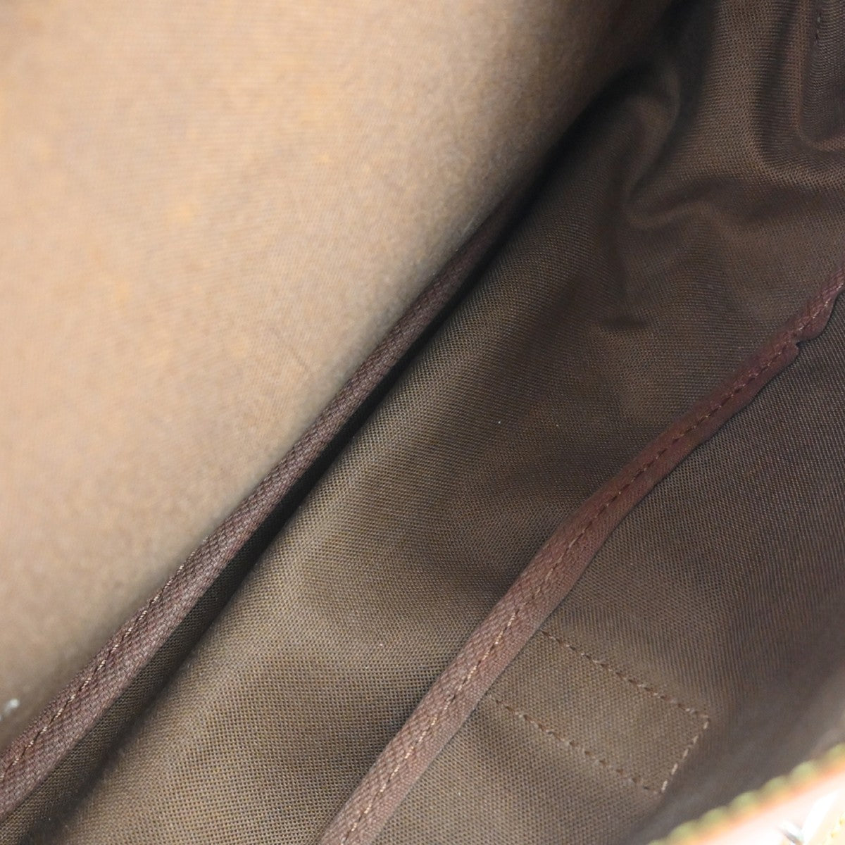 Louis Vuitton Saumur Monogram Canvas, Brown, Canvas, Handbag