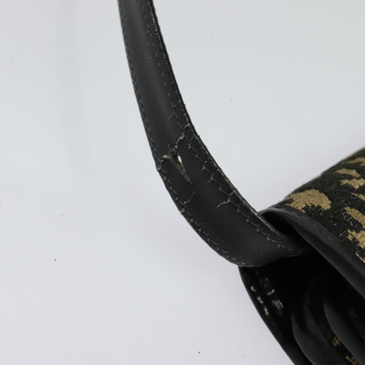 Christian Dior Trotter shoulder Canvas, Navy, Canvas, Handbag