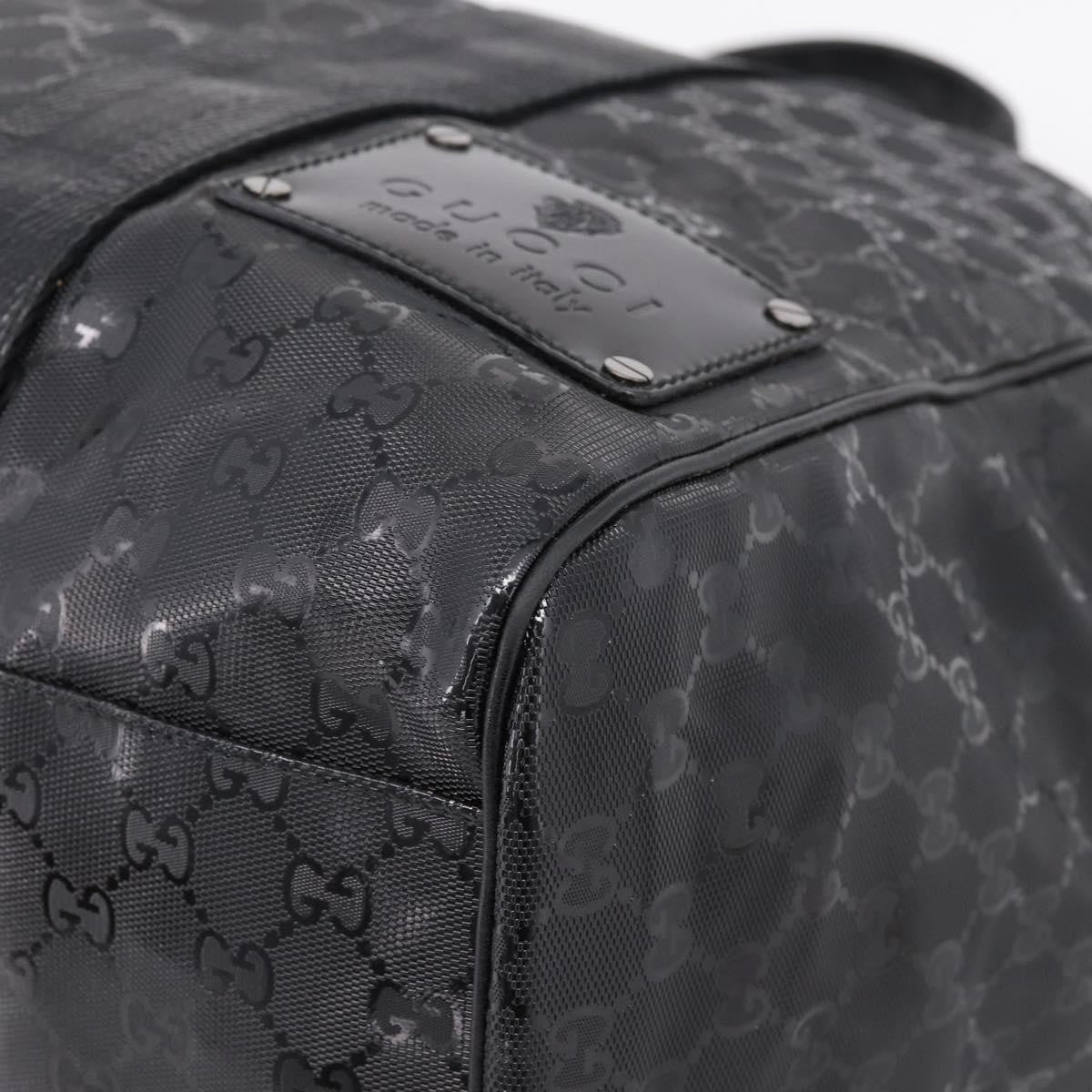 Gucci Indy Tote PVC Leather, Black, PVC, Tote Bag