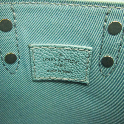 Louis Vuitton Sac Plat Limited Edition Marque Deposee Damier Giant, Turquoise, Canvas, Handbag