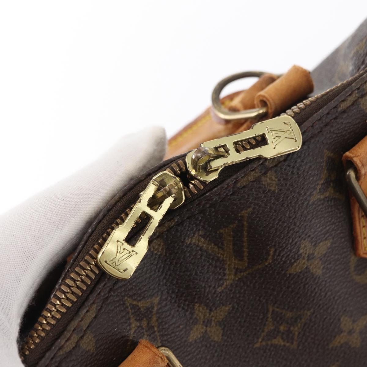 Louis Vuitton Alma Handbag Monogram Canvas, BROWN, CANVAS, Handbag