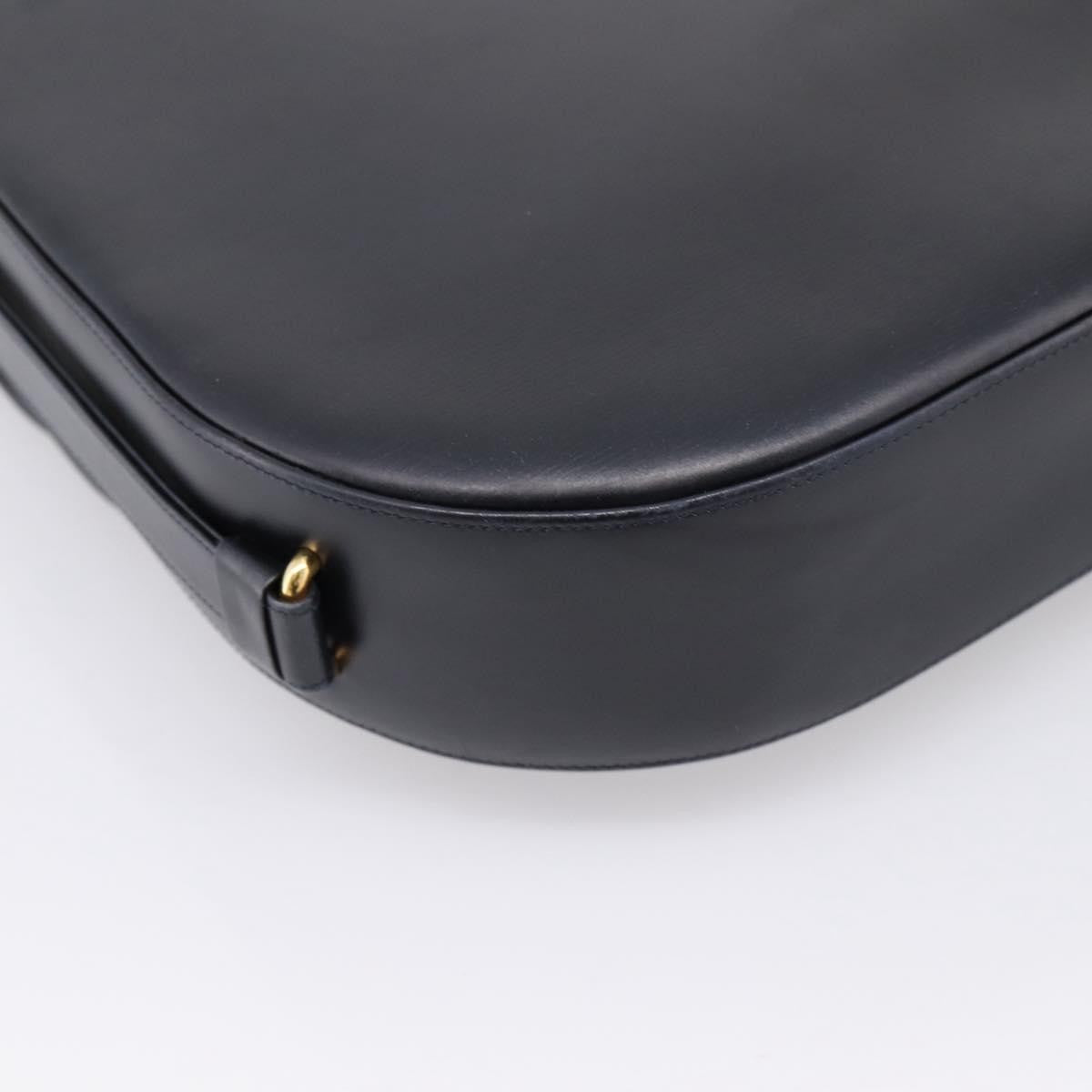 Cartier Sapphire Line Leather, Black, Leather, Shoulder Bag